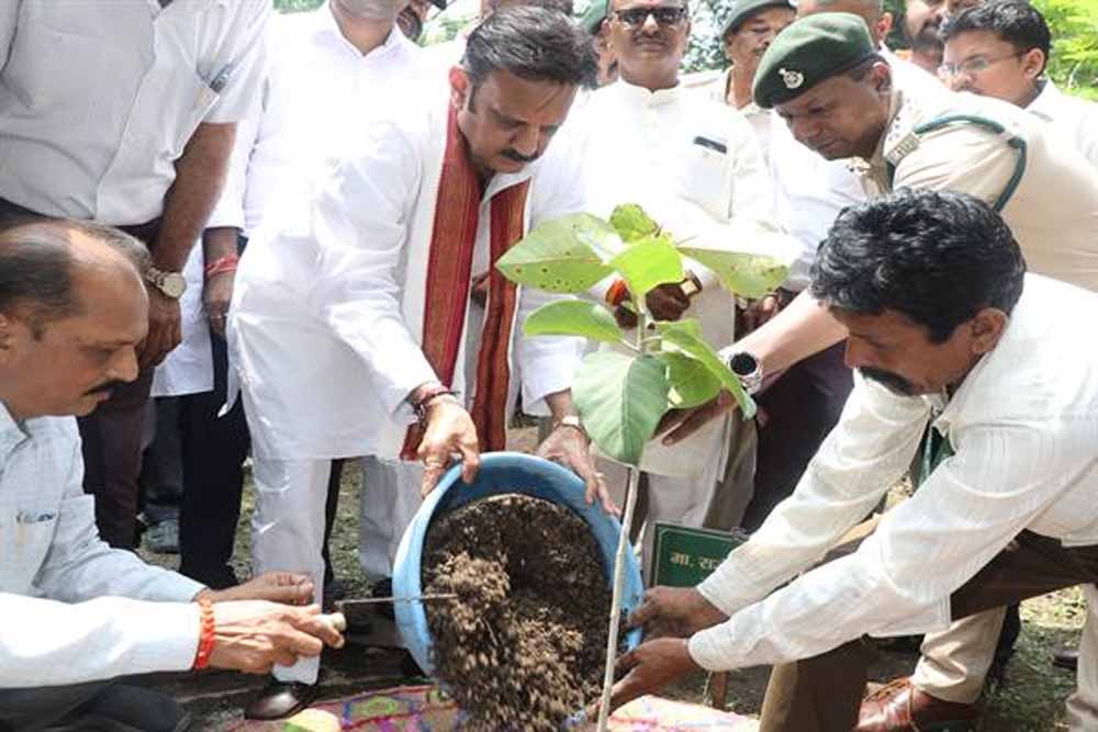 एक पेड़ माँ के नाम अभियान पर्यावरण संरक्षण की दिशा में बड़ा कदम: उप-मुख्यमंत्री श्री शुक्ल