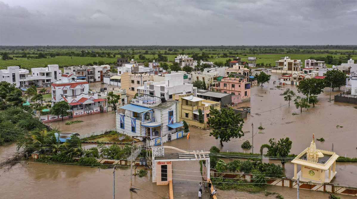 व्यापक शहरी विकास के कारण गुजरात में बाढ़ से हालत खराब: आईआईटी-जीएन अध्ययन