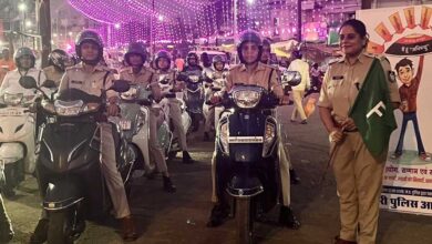 महिला पुलिस बल द्वारा वाहन रैली निकाल कर महिलाओं व बालिकाओं को किया गया जागरूक