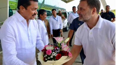 कांग्रेस सांसद राहुल गांधी कोल्हापुर पहुंचे, छत्रपति शिवाजी महाराज की प्रतिमा का करेंगे अनावरण