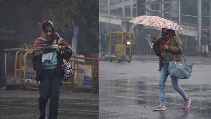 यूपी में पूरब से पश्चिम तक ठंड का कहर बरकरार, दिन में छाया अंधेरा, कई  जिलों में बारिश