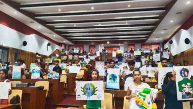 पर्यावरण मंडल ने किया पोस्टर प्रतियोगिता का आयोजन, 450 बच्चों ने लिया भाग पर्यावरण मंडल ने किया पोस्टर प्रतियोगिता का आयोजन, 450 बच्चों ने लिया भाग