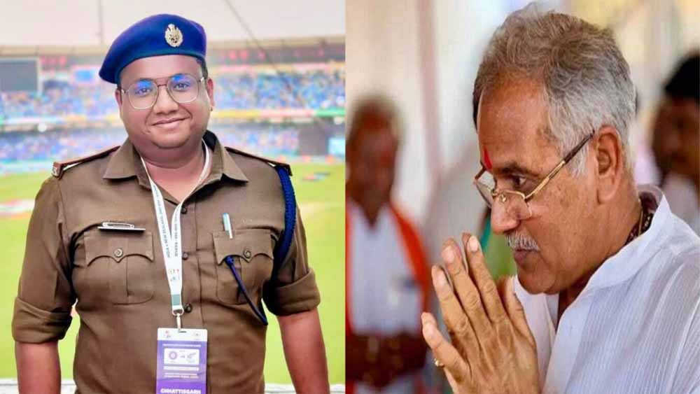 शहीद एएसपी आकाश राव गिरीपुंजे को पूर्व सीएम भूपेश बघेल ने याद करते हुए किया नमन