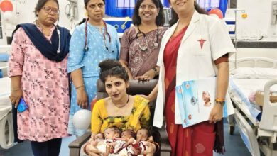 दो माह पूर्व जन्मे चारों प्रीमेच्योर शिशु पूरी तरह स्वस्थ, मां और शिशु डिस्चार्ज