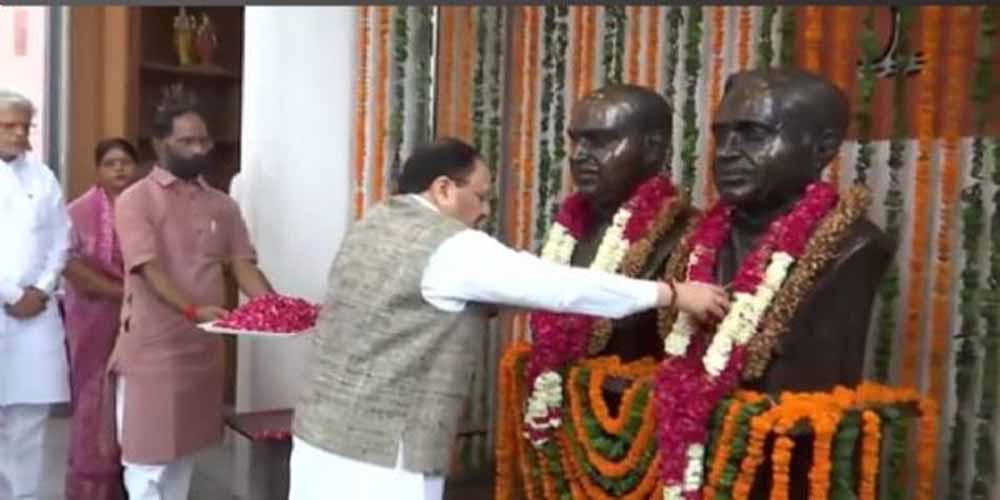 जेपी नड्डा ने बलिदान दिवस पर श्यामा प्रसाद मुखर्जी को दी श्रद्धांजलि