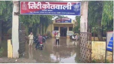 मूसलाधार बारिश से लोगों के घरों से लेकर थाने तक पानी