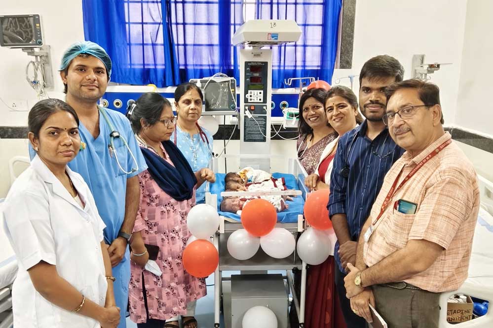 भोपाल की ज्योति ने 4 प्रीमैच्योर बच्चों को दिया था जन्म, 60 दिन विशेष इलाज के बाद किया गया डिस्चार्ज