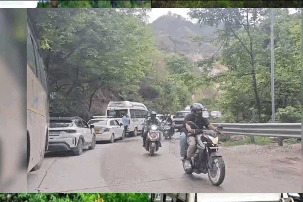 उत्तराखंड के पहाड़ सैलानियों की भीड़ से कराह रहा, जिधर देखो जाम ही जाम