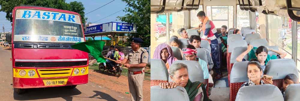 अबूझमाड़ के कुतुल तक पहुँची बस सेवा अबूझमाड़ के कुतुल तक पहुँची बस सेवा