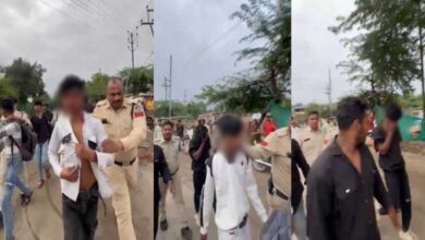 हिंदूवादी संगठन के कार्यकर्ताओं ने तीन युवकों को पकड़ा, दो नाबालिग हिंदू लड़कियों के साथ छेड़छाड़ कर रहे थे