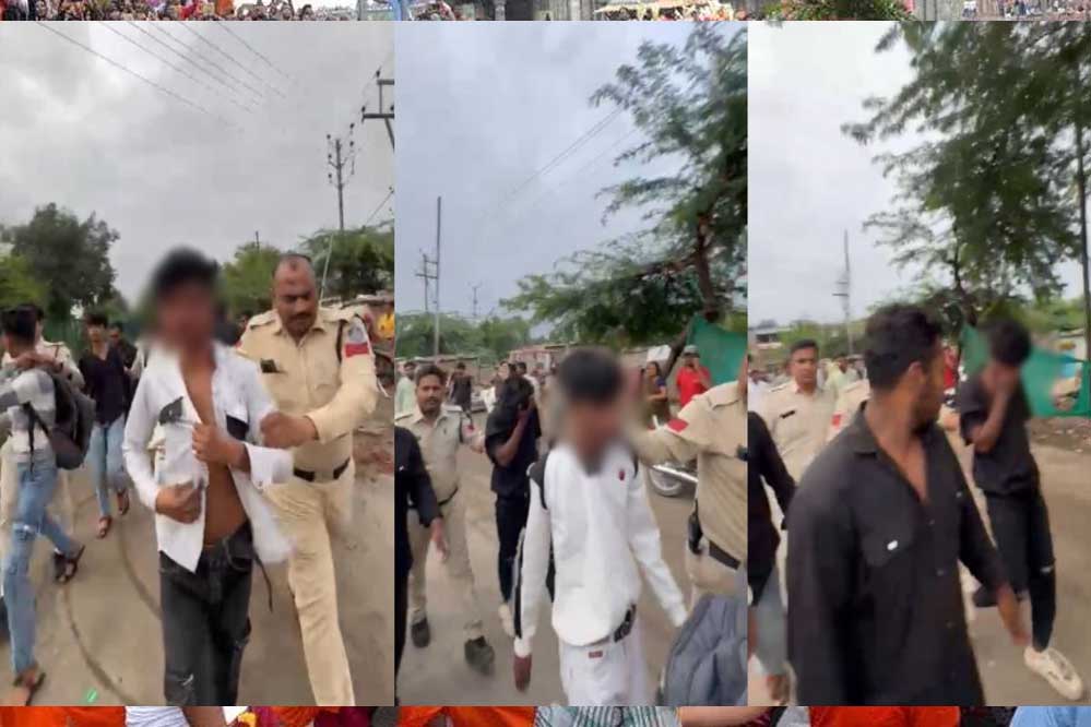 हिंदूवादी संगठन के कार्यकर्ताओं ने तीन युवकों को पकड़ा, दो नाबालिग हिंदू लड़कियों के साथ छेड़छाड़ कर रहे थे हिंदूवादी संगठन के कार्यकर्ताओं ने तीन युवकों को पकड़ा, दो नाबालिग हिंदू लड़कियों के साथ छेड़छाड़ कर रहे थे