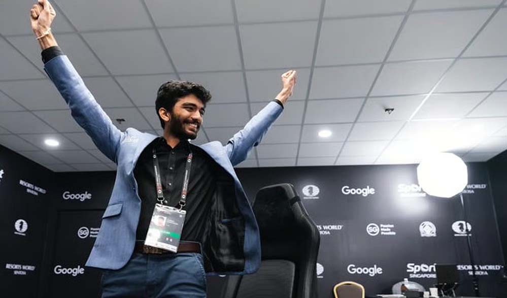 मुख्यमंत्री डॉ. यादव ने भारतीय शतरंज ग्रैंडमास्टर श्री डी गुकेश को दी बधाई