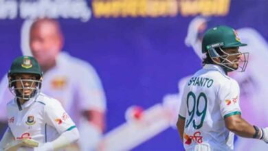 श्रीलंका के खिलाफ गॉले में जारी पहले टेस्ट की पहली पारी में बांग्लादेश 495 रन पर सिमट गई, तिकड़ी का जलवा