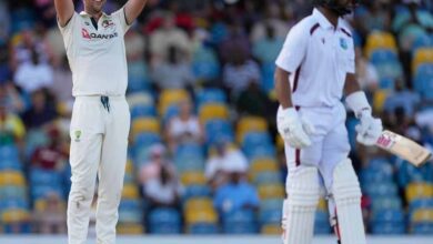 वेस्टइंडीज के कप्तान रोस्टन चेज ऑस्ट्रेलिया के खिलाफ पहले टेस्ट मैच के दौरान खराब अंपायरिंग से नाखुश वेस्टइंडीज के कप्तान रोस्टन चेज ऑस्ट्रेलिया के खिलाफ पहले टेस्ट मैच के दौरान खराब अंपायरिंग से नाखुश