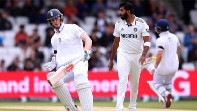 इंग्लैंड को एकमात्र झटका जैक क्रॉली के रूप में लगा, प्रसिद्ध कृष्णा ने भारत को दिलाई पहली सफलता