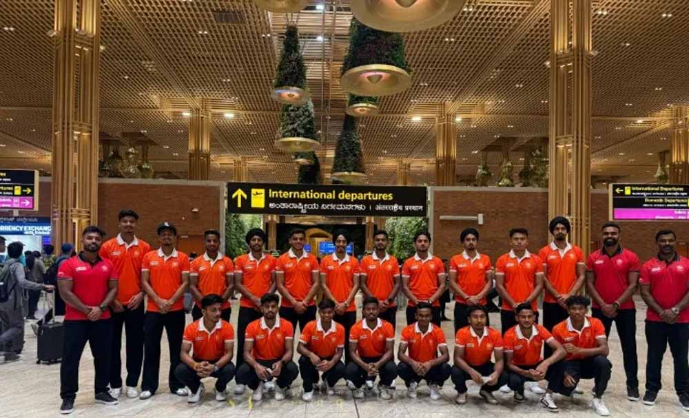 भारतीय जूनियर पुरुष हॉकी टीम जर्मनी रवाना, 4 देशों के टूर्नामेंट में लेगी हिस्सा