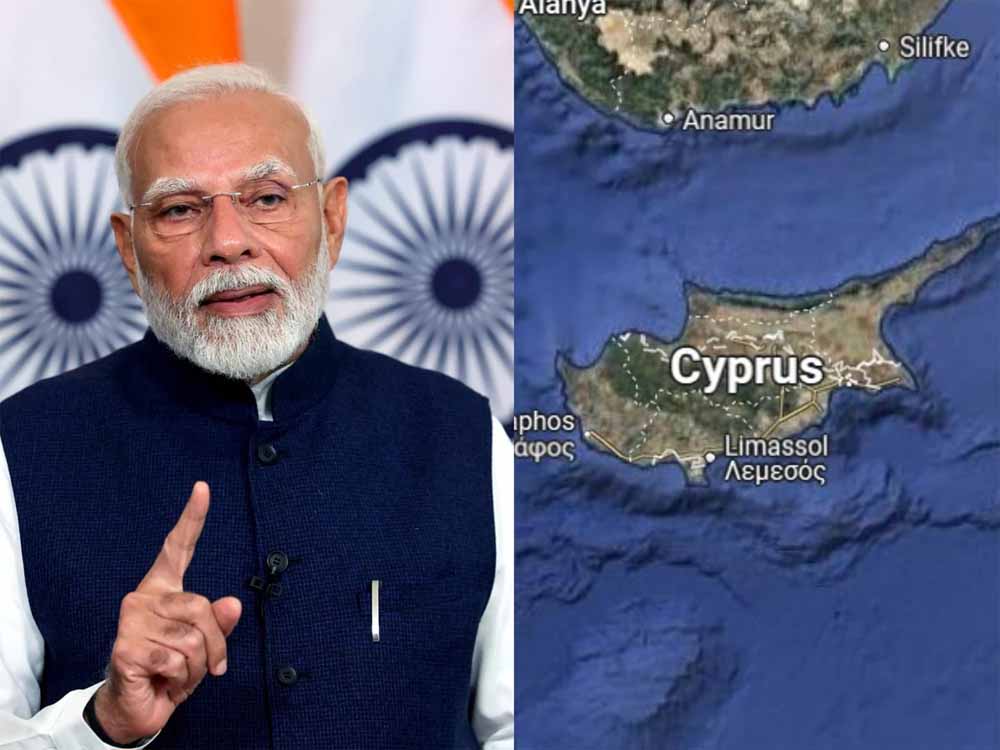 पीएम मोदी साइप्रस यात्रा पर जा रहे, यह 23 वर्षों बाद किसी भारतीय प्रधानमंत्री की पहली यात्रा