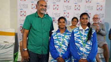 16वीं मानसून रिगाटा-2025 चैम्पियनशिप: सेलिंग अकादमी के खिलाड़ियों ने जीते 1 स्वर्ण, 1 रजत एवं 3 कांस्य सहित कुल 5 पदक 16वीं मानसून रिगाटा-2025 चैम्पियनशिप: सेलिंग अकादमी के खिलाड़ियों ने जीते 1 स्वर्ण, 1 रजत एवं 3 कांस्य सहित कुल 5 पदक