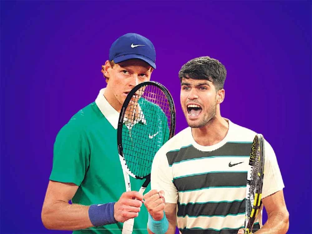 आज होगा फ्रेंच ओपन 2025 फाइनल, सिनर और अल्काराज की होगी महा भिड़न्त भिड़ंत आज होगा फ्रेंच ओपन 2025 फाइनल, सिनर और अल्काराज की होगी महा भिड़न्त भिड़ंत