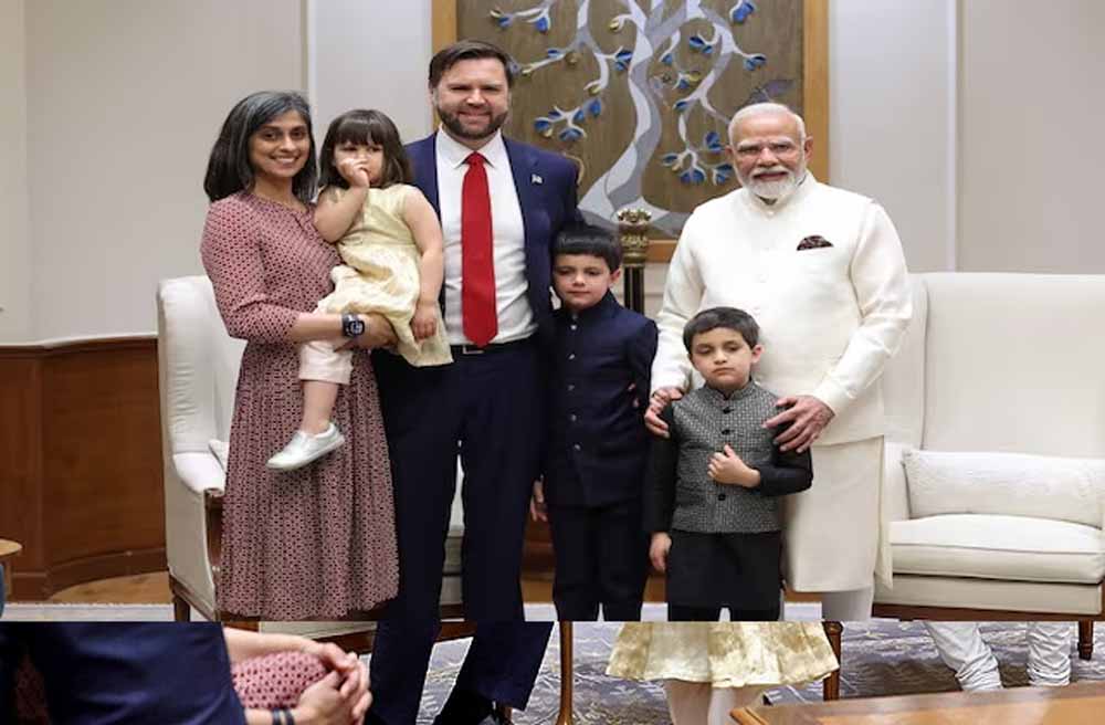 जेडी वेंस की पत्नी उषा वेंस ने भारत यात्रा को यादगार बताया, PM मोदी से मिलते ही बच्चों ने कहा- ये तो हमारे दादा हैं