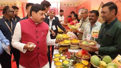 मुख्यमंत्री डॉ. यादव ने बॉम्बे ग्रीन और मणि प्रभा किस्म का स्वाद चख कर आम महोत्सव का किया शुभारंभ