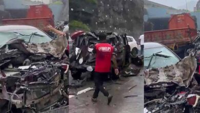 मुंबई-पुणे एक्सप्रेसवे पर भीषण हादसा: 16 गाड़ियां आपस में टकराईं, 1 की मौत, कई घायल