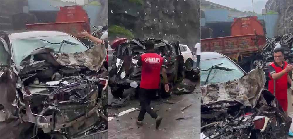 मुंबई-पुणे एक्सप्रेसवे पर भीषण हादसा: 16 गाड़ियां आपस में टकराईं, 1 की मौत, कई घायल