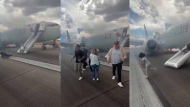 अमेरिकन एयरलाइंस के विमान में आग, लैंडिंग गियर से निकली चिंगारी से मचा हड़कंप