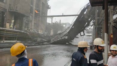 भिलाई स्टील प्लांट में जर्जर स्ट्रक्चर गिरा, बाल-बाल बचे कर्मचारी भिलाई स्टील प्लांट में जर्जर स्ट्रक्चर गिरा, बाल-बाल बचे कर्मचारी