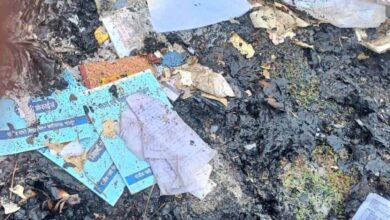 खैरागढ़ स्थित सरकारी स्कूल में बड़ी लापरवाही उजागर,  किताबें, रजिस्टर समेत कई दस्तावेज बिना अनुमति जलाए