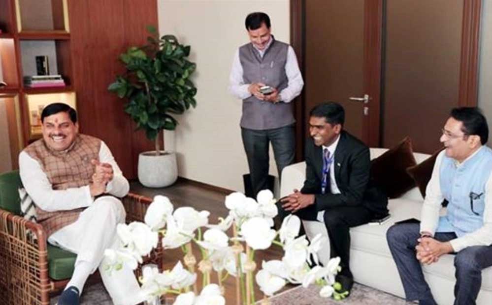 मुख्यमंत्री डॉ. यादव से ग्रियू एनर्जी के CEO की भेंट