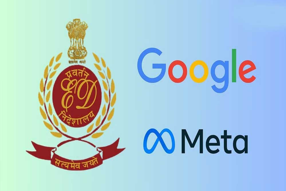 ऑनलाइन बेटिंग ऐप केस: ED ने गूगल-मेटा को फिर भेजा समन, 28 जुलाई को पेशी