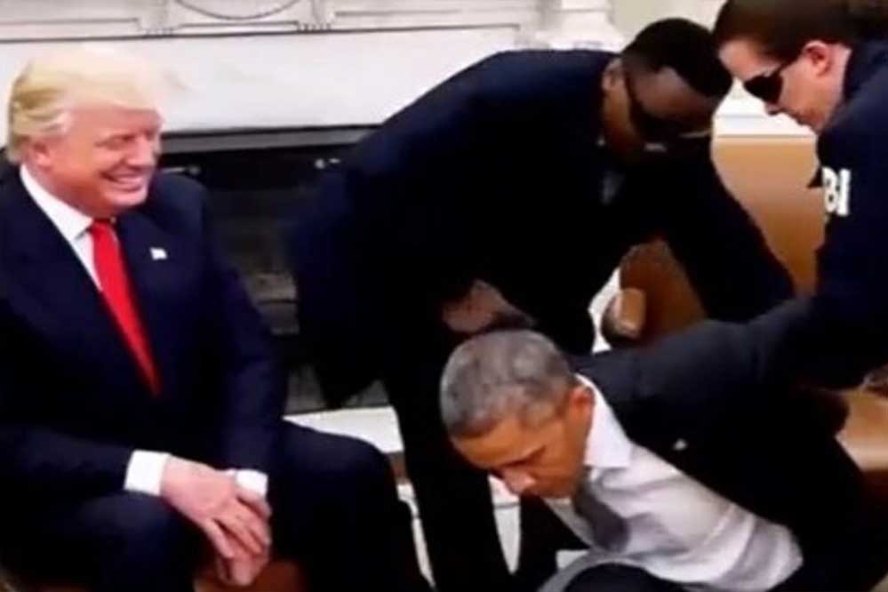 ‘पूर्व राष्ट्रपतिओबामा को एफबीआई ने कर लिया गिरफ्तार’, ट्रंप ने पोस्ट किया एआई वीडियो