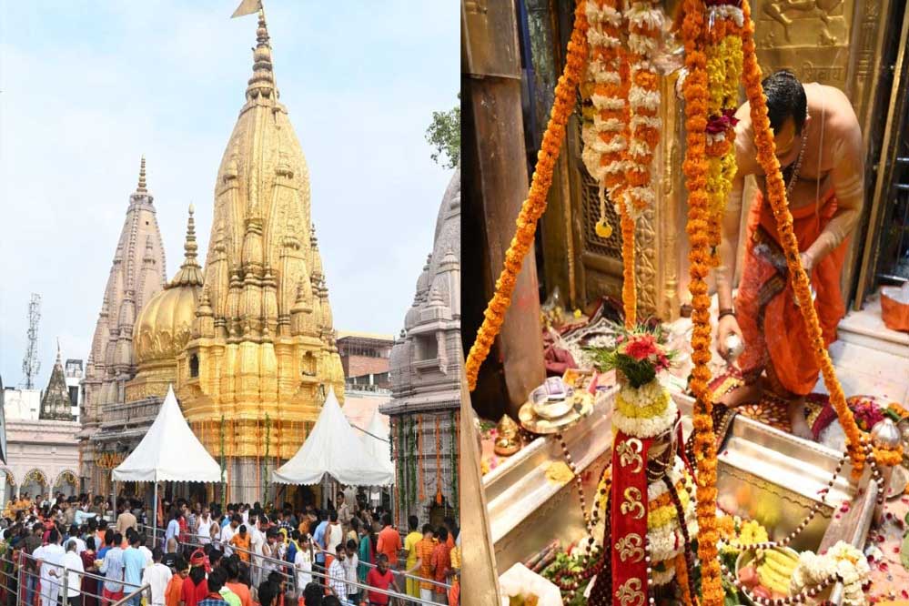 सावन माह के दूसरे सोमवार को काशी में उमड़ा जनसैलाब, मंदिर के बाहर 3 किमी लंबी लाइन