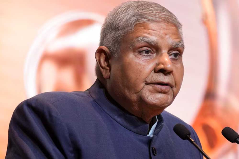 उपराष्ट्रपति जगदीप धनखड़ का इस्तीफा मंजूर किया गया