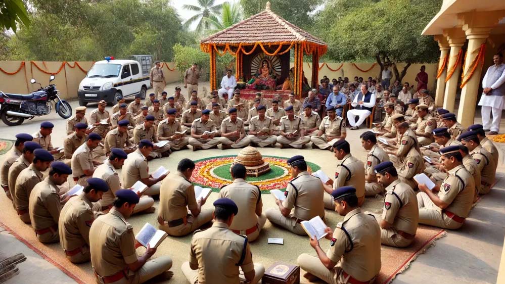 MP पुलिस में रामायण पाठ पर सियासत गर्म, कांग्रेस ने बताया धार्मिक स्वतंत्रता का उल्लंघन MP पुलिस में रामायण पाठ पर सियासत गर्म, कांग्रेस ने बताया धार्मिक स्वतंत्रता का उल्लंघन