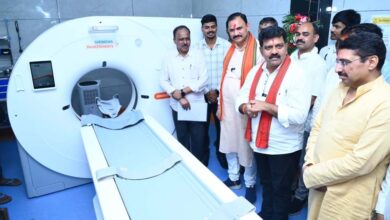 रायपुर : उपमुख्यमंत्री शर्मा और स्वास्थ्य मंत्री जायसवाल ने जिला अस्पताल में किया सिटी स्कैन यूनिट का लोकार्पण
