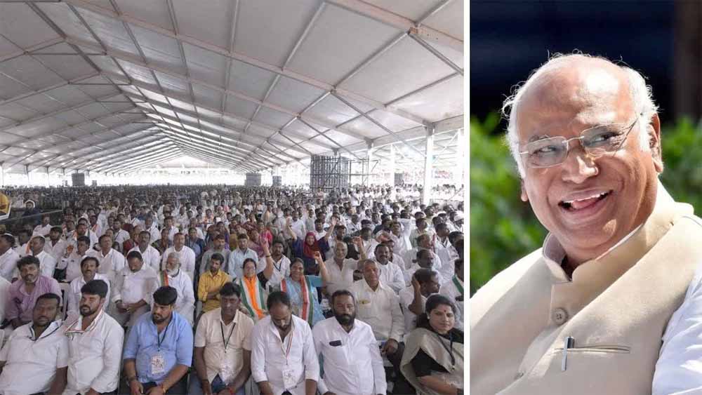 रायपुर पहुंचे मल्लिकार्जुन खड़गे, कांग्रेस की किसान-जवान-संविधान सभा करेंगे संबोधित रायपुर पहुंचे मल्लिकार्जुन खड़गे, कांग्रेस की किसान-जवान-संविधान सभा करेंगे संबोधित