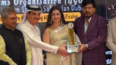 दमोह की चाहत पांडे का बॉलीवुड में जलवा, दुबई में मिला यंगेस्ट सक्सेसफुल एक्ट्रेस अवार्ड