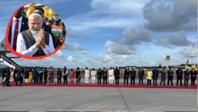 प्रधानमंत्री मोदी त्रिनिदाद एवं टोबैगो के दो दिवसीय दौरे पर,  पियार्को इंटरनेशनल एयरपोर्ट पर भव्य स्वागत किया गया