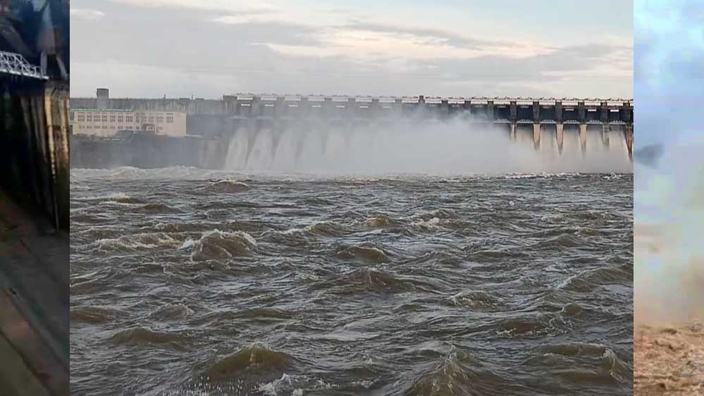 जबलपुर : बरगी बांध के 17 गेट खोलकर दो लाख 92 हजार 515 क्यूसेक पानी छोड़ा जा रहा, भारी बारिश के कारण बांध का जलस्तर बढ़ था
