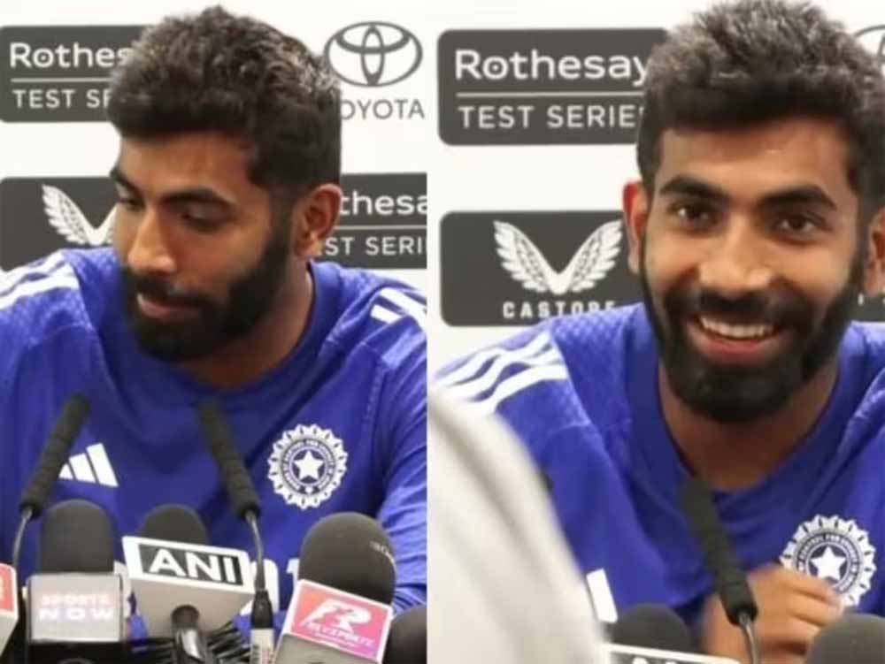 प्रेस कॉन्फ्रेंस में आया रिपोर्टर की बीवी का कॉल और फिर जसप्रीत बुमराह भूल गए सवाल, वीडियो वायरल