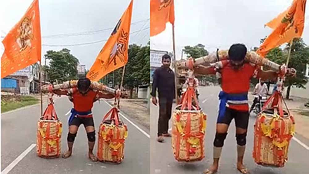 306 दिन, 351 लीटर गंगाजल और अटूट आस्था: इस भक्त की यात्रा बनी मिसाल