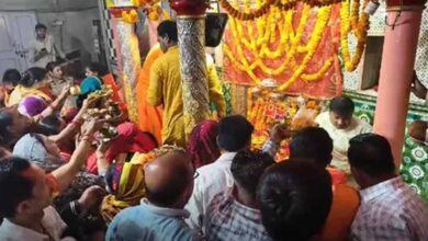 प्रयागराज: शीतला अष्टमी पर मां कल्याणी देवी मंदिर में श्रद्धालुओं की लगी कतार