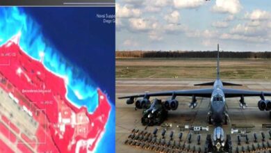 भारत के करीब US का जंगी दम! B-52 बॉम्बर से F-15 फाइटर तक की तैनाती, आखिर निशाना कौन? भारत के करीब US का जंगी दम! B-52 बॉम्बर से F-15 फाइटर तक की तैनाती, आखिर निशाना कौन?