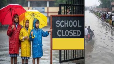 भारी बारिश से जनजीवन प्रभावित, कक्षा 1 से 8 तक के स्कूल बंद भारी बारिश से जनजीवन प्रभावित, कक्षा 1 से 8 तक के स्कूल बंद