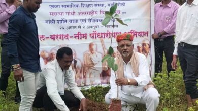 महात्मा गांधी अंतरराष्ट्रीय विचार मंच द्वारा विश्व शांतिदूत प्रकाश आर अर्जुनवार का जन्मदिन के साथ अनेक राज्यों में पीपल बरगद नीम पौधारोपण अभियान शुभारंभ हुआ