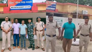 छत्तीसगढ़ से पशु तस्करी का भंडाफोड़: मास्टरमाइंड समेत तीन गिरफ्तार, 11 मवेशी और कार जब्त