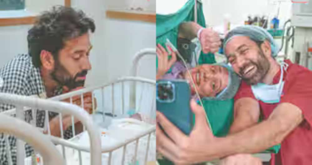 42 की उम्र में दोबारा पिता बने नकुल मेहता, बेटी की पहली झलक दिखाई अस्पताल से