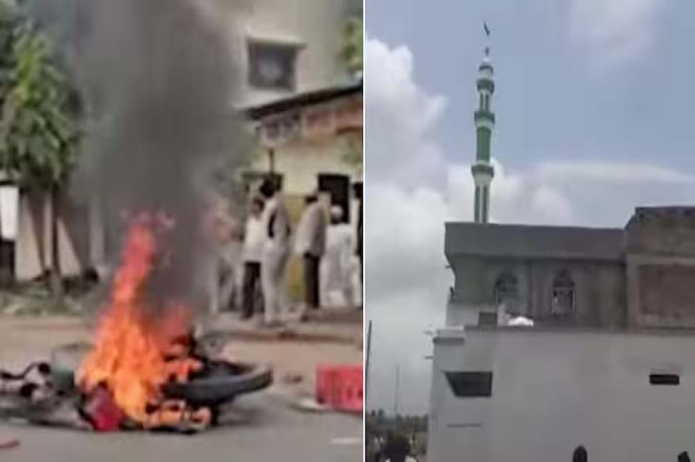 पुणे में तनाव: प्रतिमा तोड़फोड़ के विरोध में मस्जिद पर पथराव, दो गुट आमने-सामने